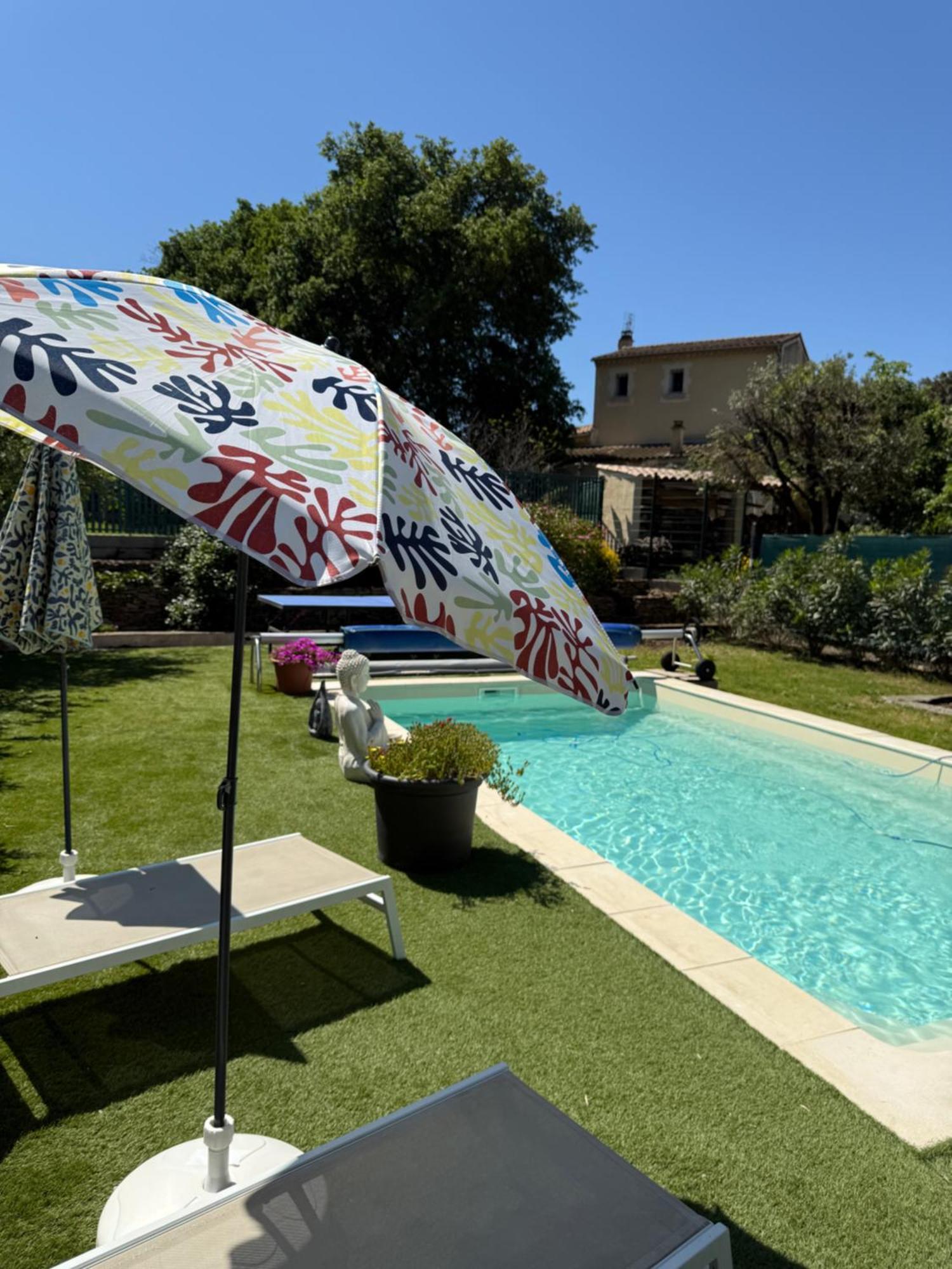 Gite Climatise Avec Piscine Sur Les Hauteurs De Bollène Dış mekan fotoğraf